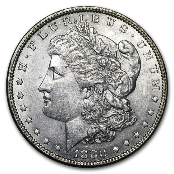 1880 Morgan Dollar AU 1880 Morgan Dollar AU